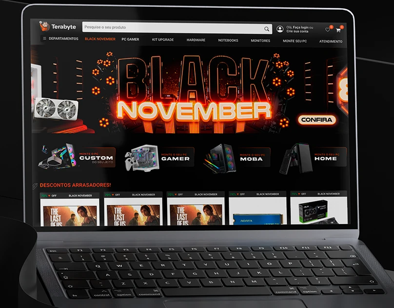 Terabyte — Home — referência Black November